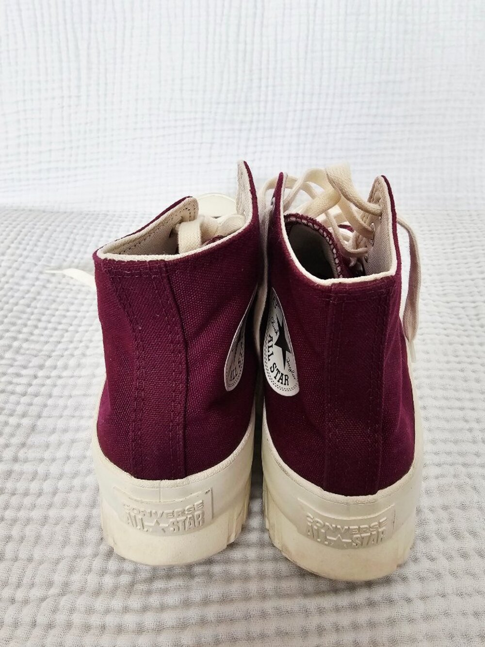 Converse Chuck Taylor All Star Lugged 2.0 Hi Top Plum Berry 8.5 Women, 6.5 Men - Picture 5 of 9
